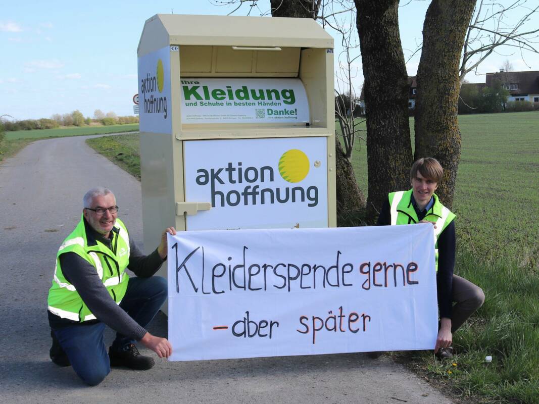 Kleiderspenden in Coronakrise